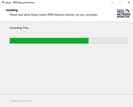 Setup: Installing PRTG